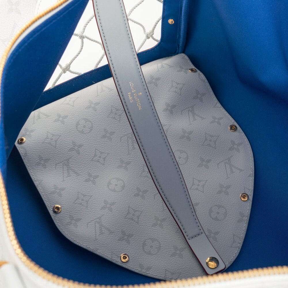Louis Vuitton x NBA Keepall 55 Bandouliere Basketball Antarctica Monogram Duffle - Picture 13 of 16
